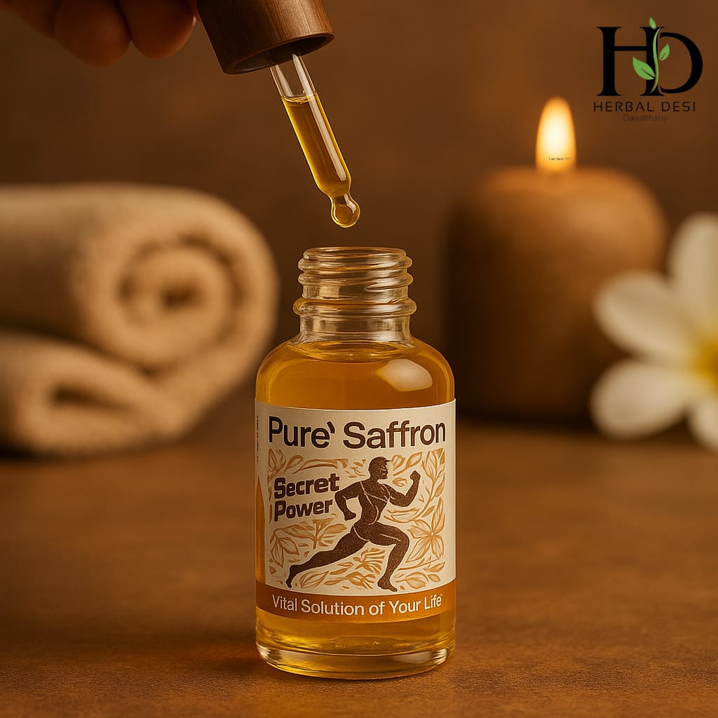 Pure Saffron Oil – خالص زعفرانی تیل برائے طاقت و توانائی